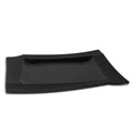 Black 14 inch x 11 inch Rectangular Melamine Tray B11912