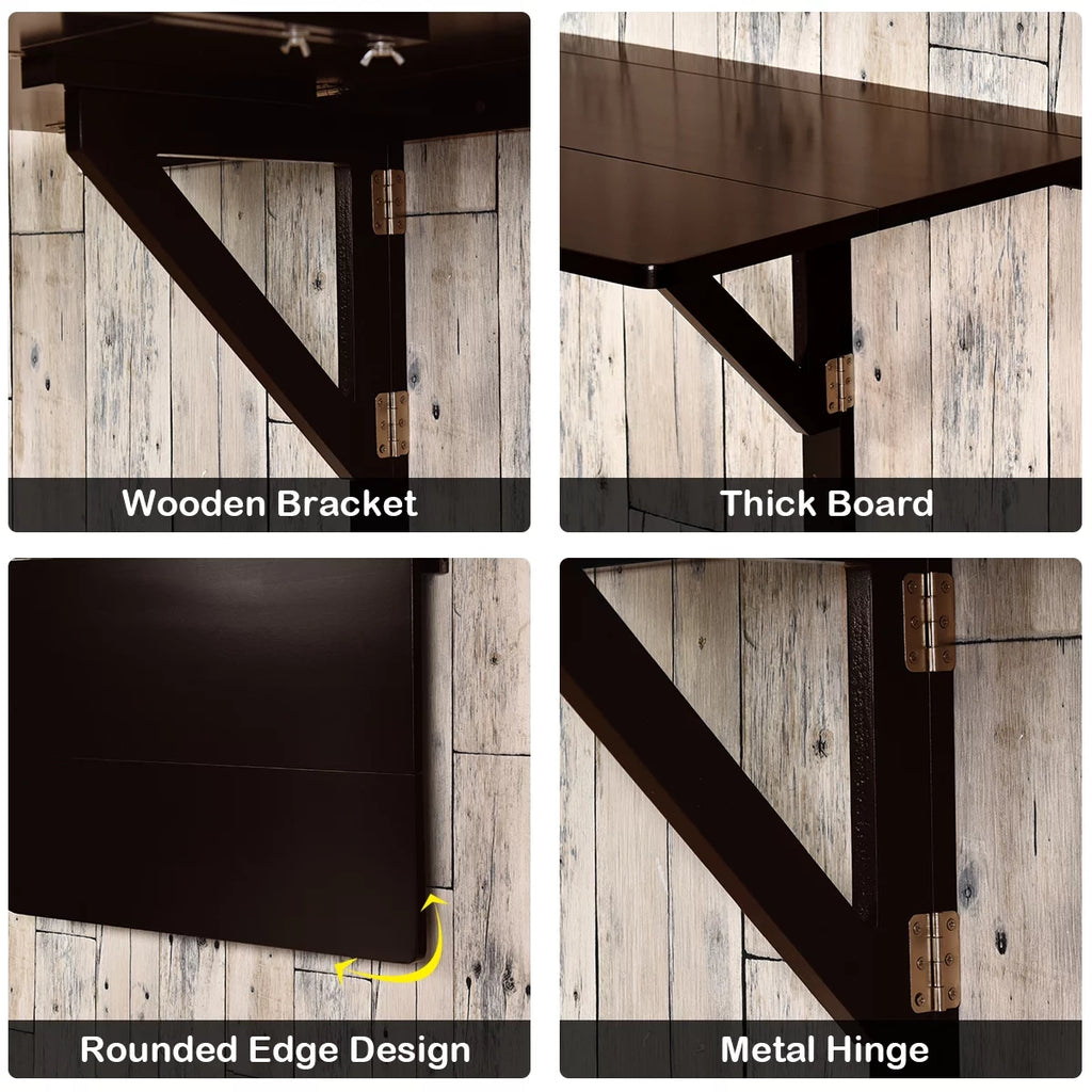 Wall-Mounted Drop-Leaf Folding Table Z22141