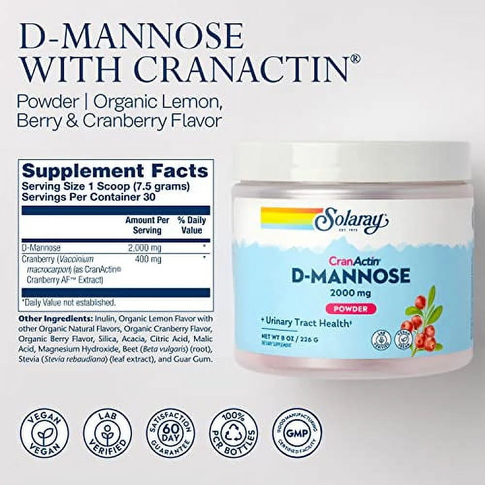 D-Mannose with Cranberry Extract Powder 8 oz L511904
