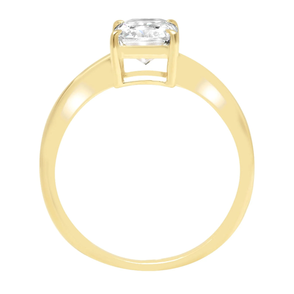 18K Yellow Gold Solitaire Engagement Ring X87750