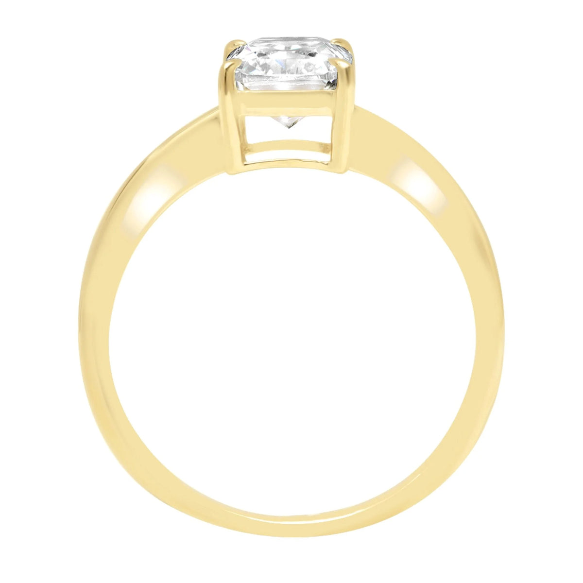 18K Yellow Gold Solitaire Engagement Ring X87750