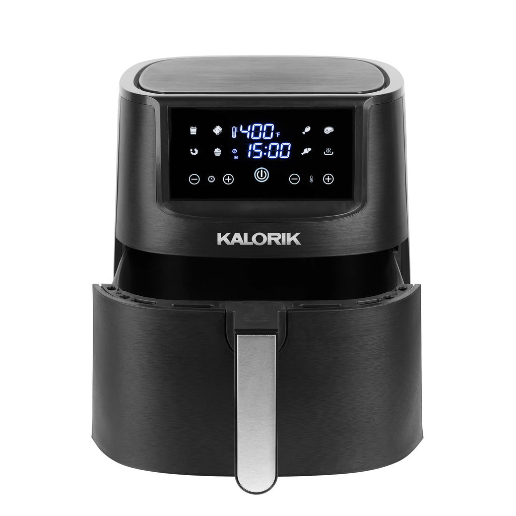 8 Qt Digital Touchscreen Air Fryer with Trivet, Black G8668