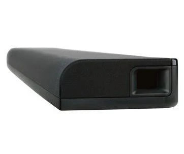 Black Bluetooth Soundbar with Dual Built-in Subwoofers D697366