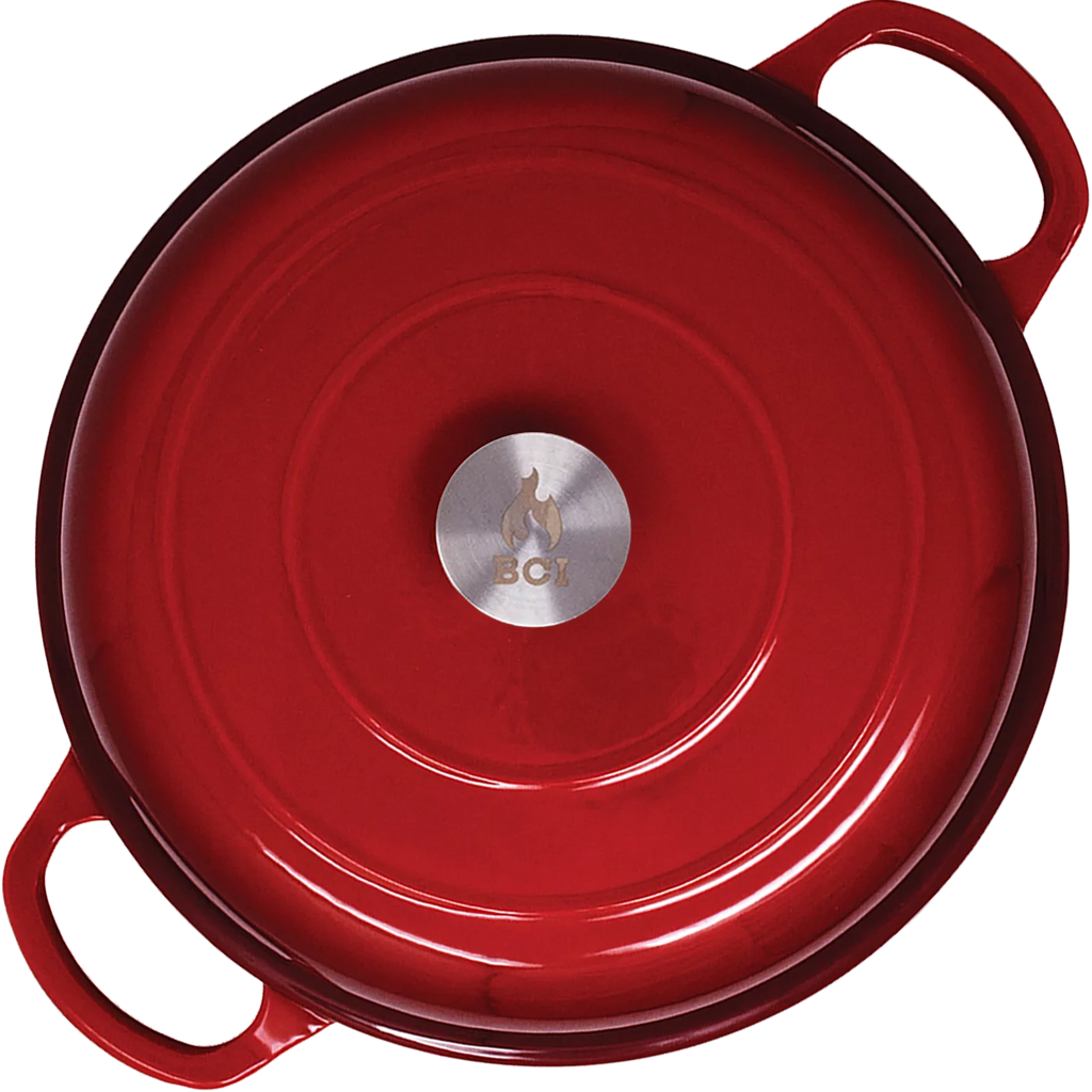 Enameled 3.5 Quart Cast Iron Braiser with Lid Z11865