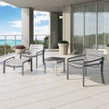 Aluminum Slat Patio Dining Chair V289404