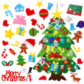 Felt Christmas Tree with 34 Ornaments O465792