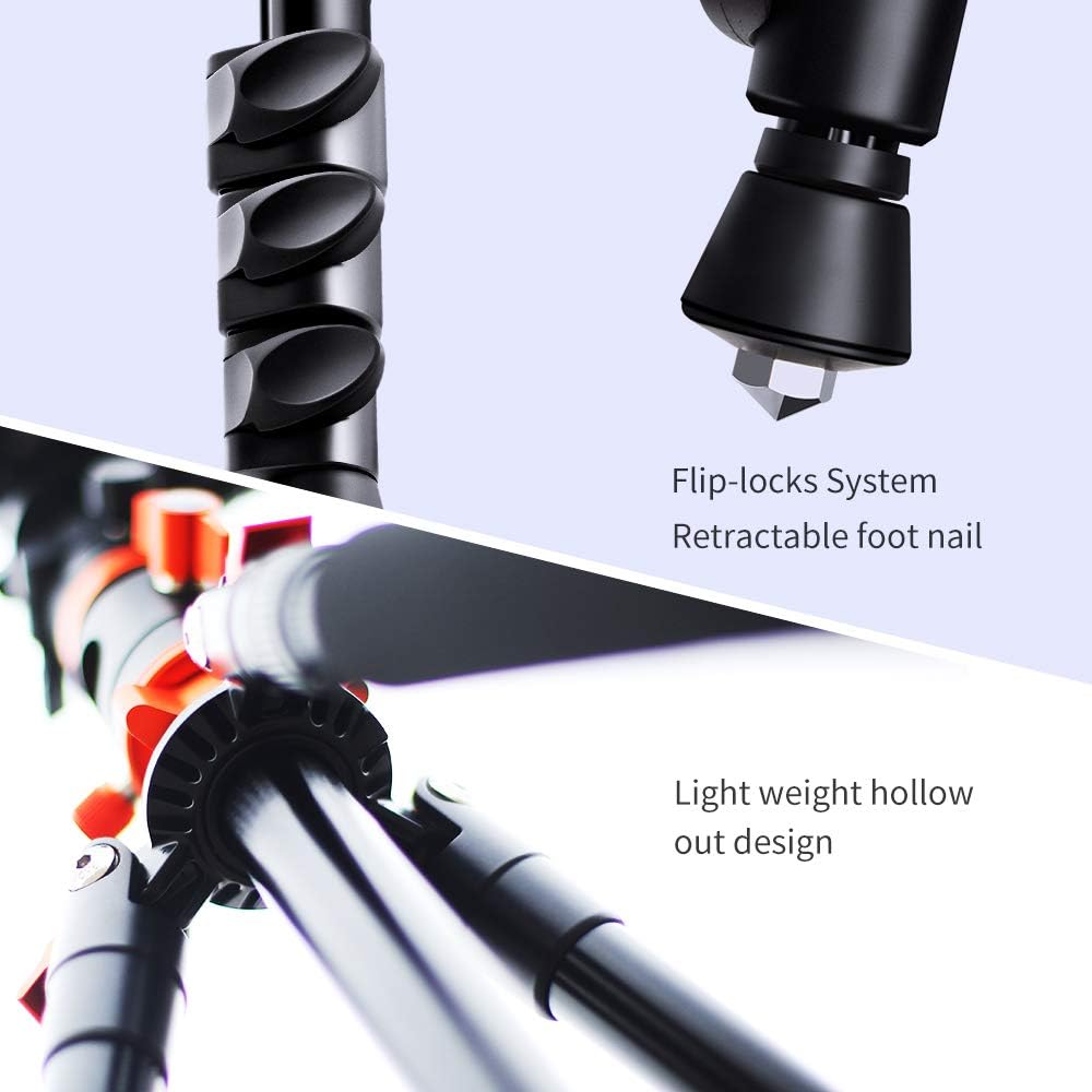 78 inch Aluminum Camera Tripod with 360 Degree Ball Head Q82585