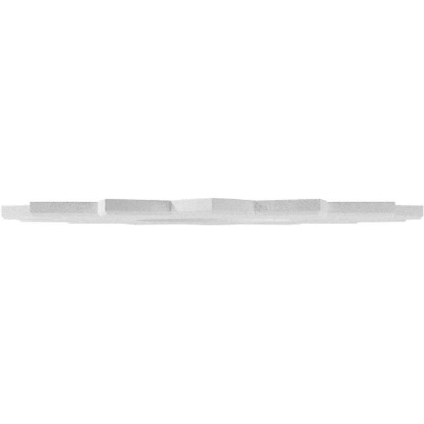 32x22OD x 12 3/8x22ID x 1x22P PVC Pierced Ceiling Medallion L761