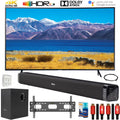 55" HDR 4K UHD Smart Curved TV with Soundbar W381556