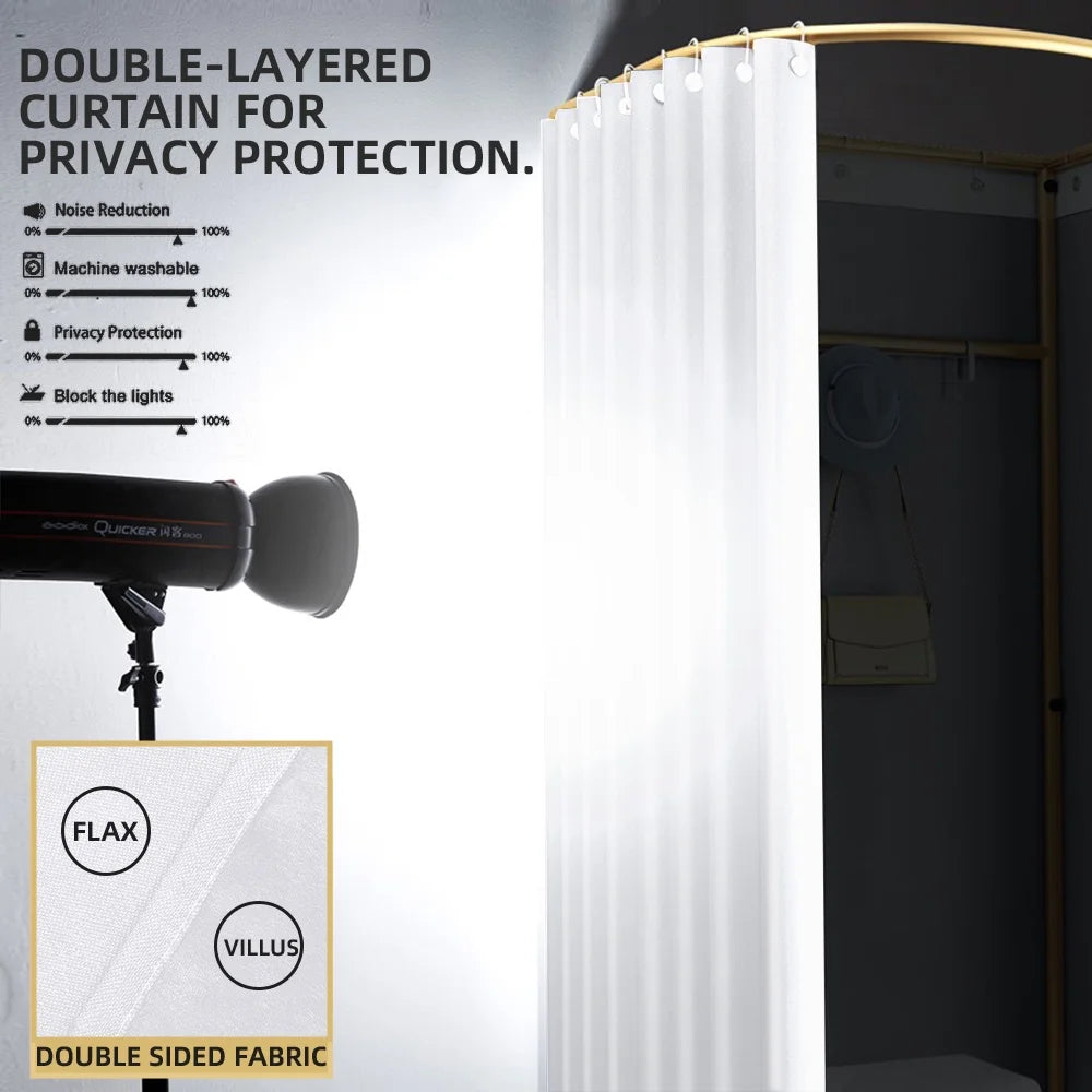 Portable Changing Room with Shading Curtain and Hook W385086