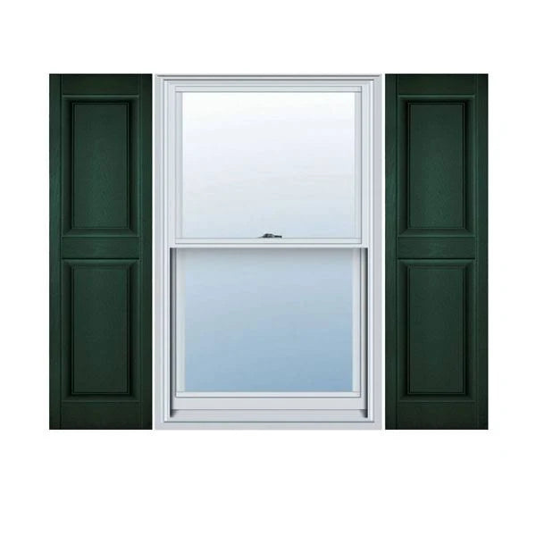 Midnight Green Raised Panel Shutters, Per Pair R63147