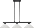 Matte Black 3 Light Billiard Light Q9663