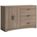 Oak 3 Drawer Engineered Wood Dresser C187981