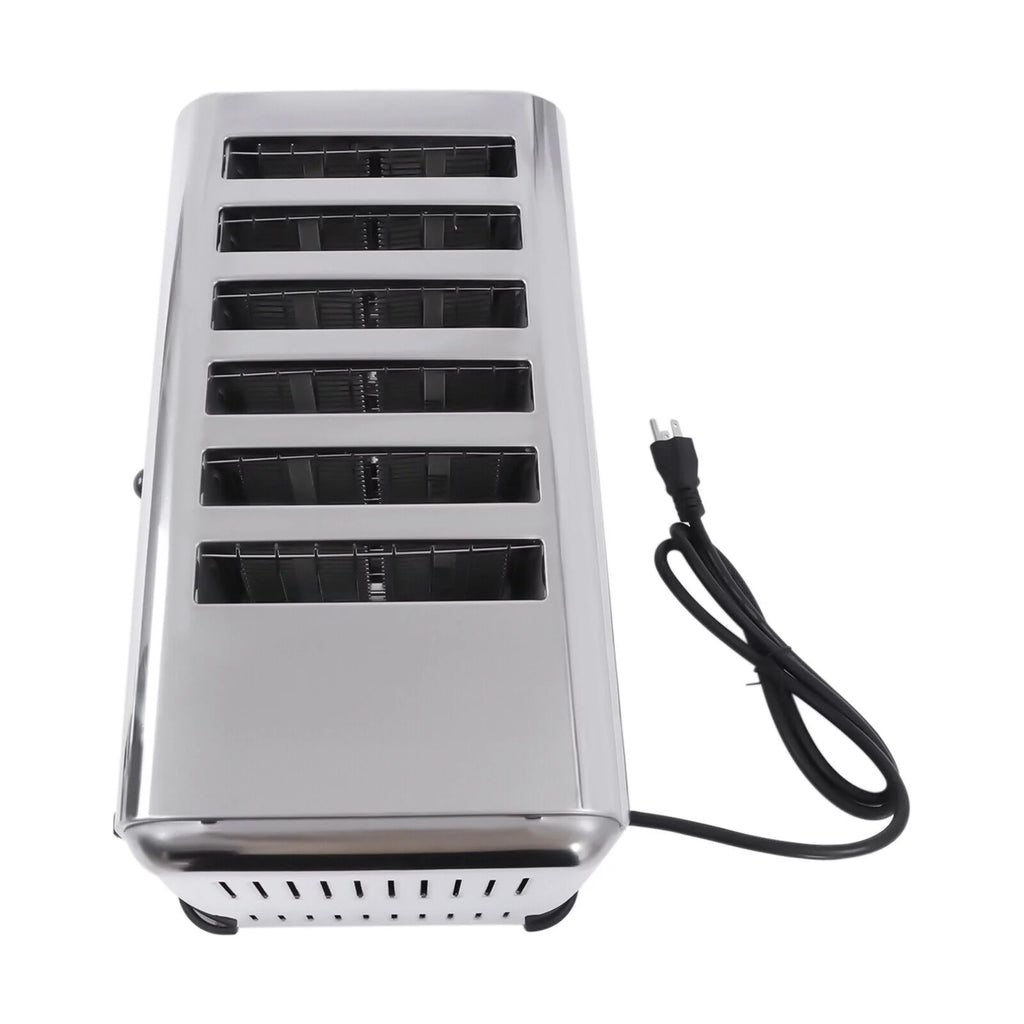6 Slices Pop-Up Electric Stainless Steel Toaster L18949