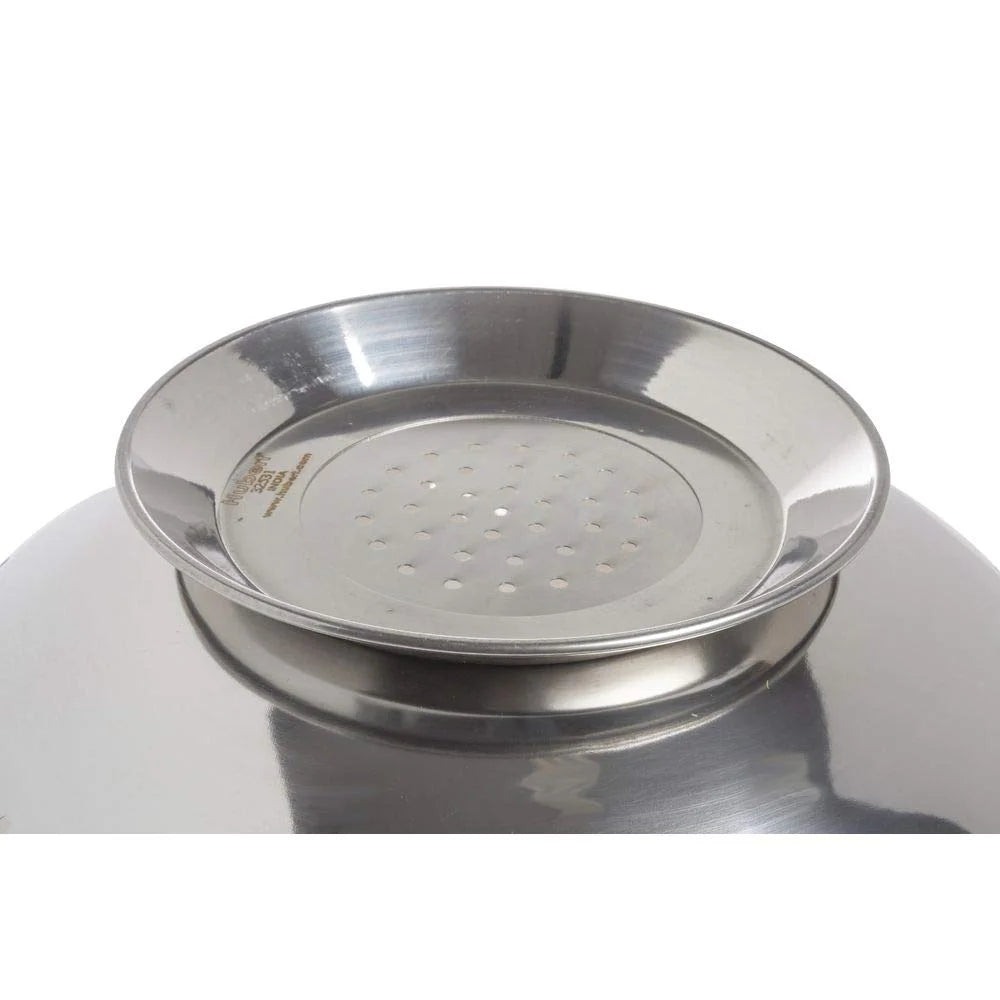 10 Qt Polished Stainless Steel Colander L948