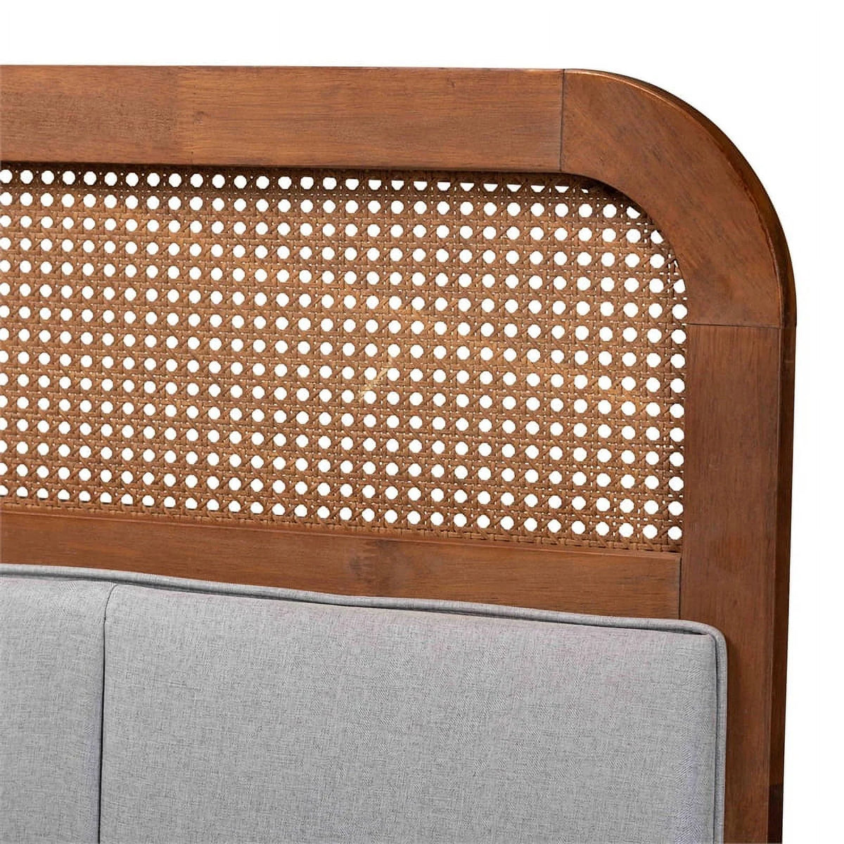 Wood & Fabric King Size Headboard K34349