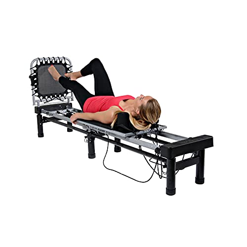 Black Pilates Reformer Workout Machine R495