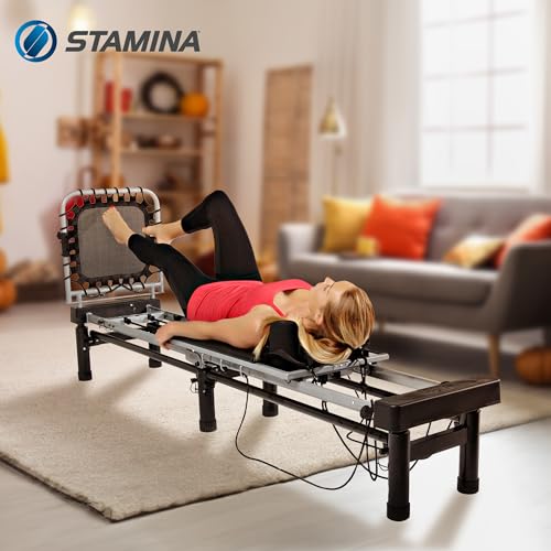Black Pilates Reformer Workout Machine R495