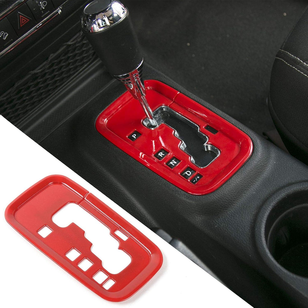 ABS Gear Shift Panel Cover Trim Stickers Car Interior Accessories L30350