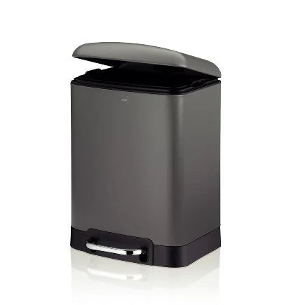 Grey Pedal Dust Bin W111