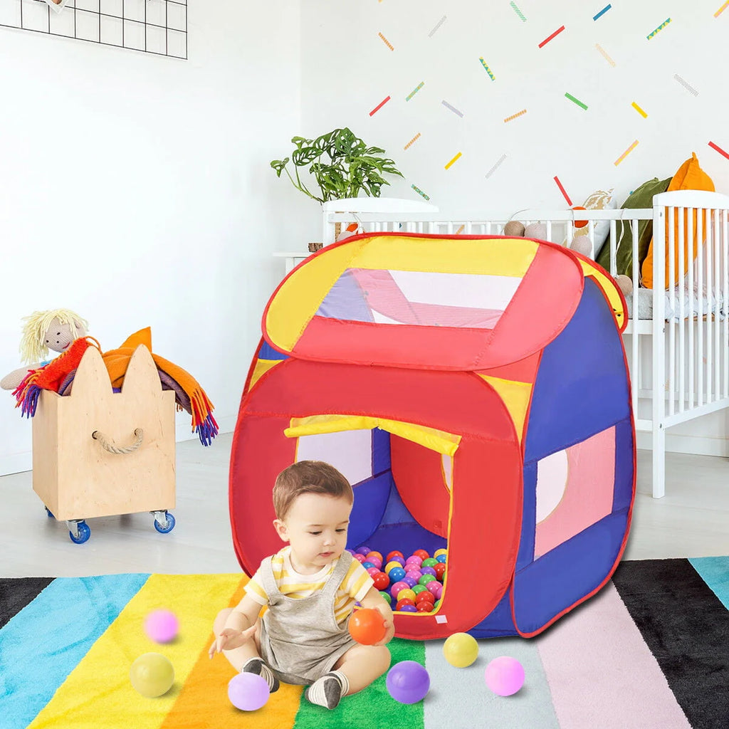Portable Kid Play House Toy Tent with 100 Balls F97500