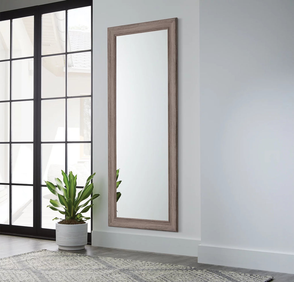 27 x 70 Rectangular Full Length Gray Mirror F98394