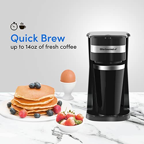 Iced/Hot Coffee Maker, 8, 10 or 12oz Pours, Black/Stainless-Steel Z48883