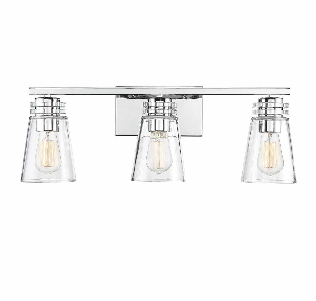 3 Light Noble Brass Bath Bar H570147