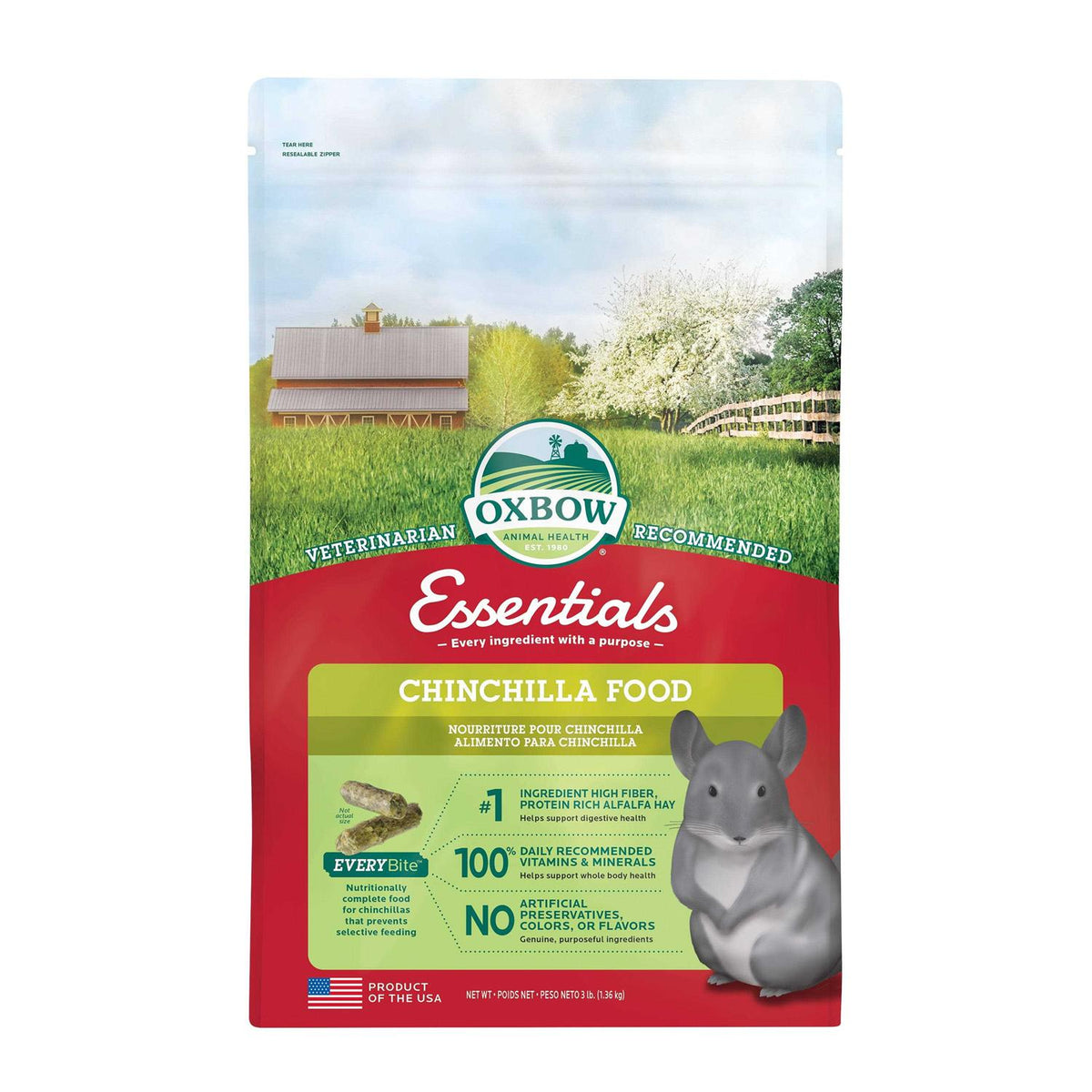 Chinchilla Food O561