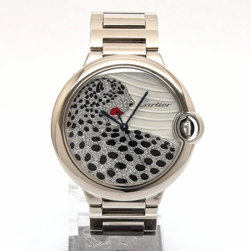 Black or Brown Strap Cat Pun Wristwatch Q852