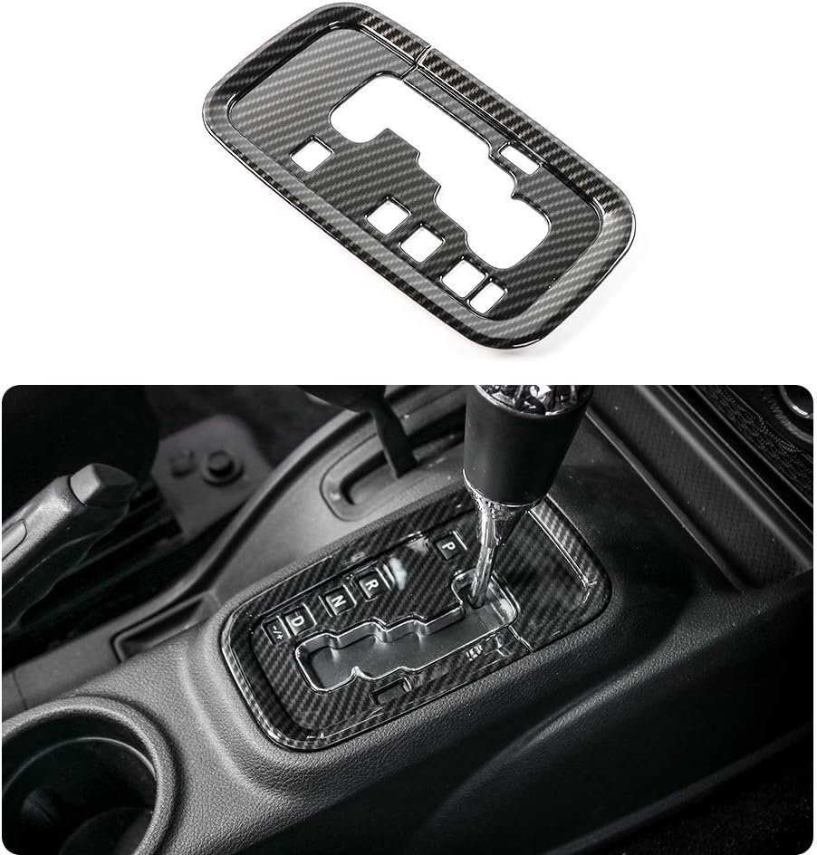 ABS Gear Shift Panel Cover Trim Stickers Car Interior Accessories L30350