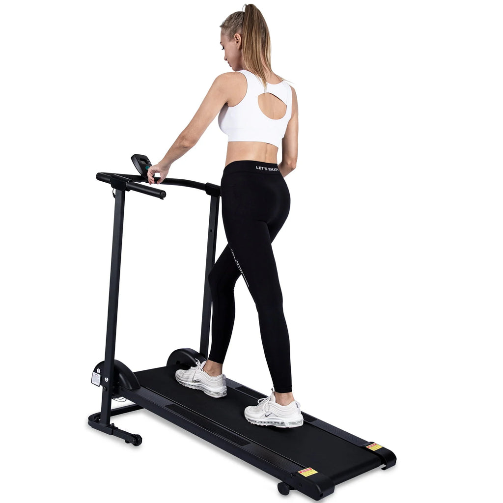 Manual Treadmill with 10° Incline Foldable Q416