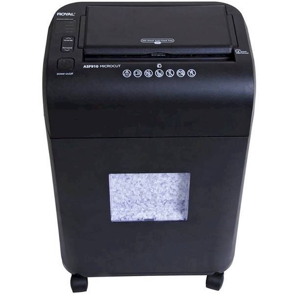Black Microcut Autofeed Shredder H6592