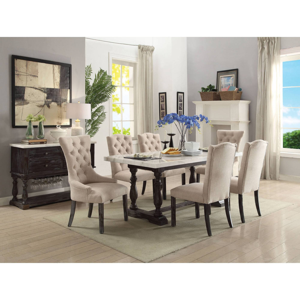 White Marble Server L6224