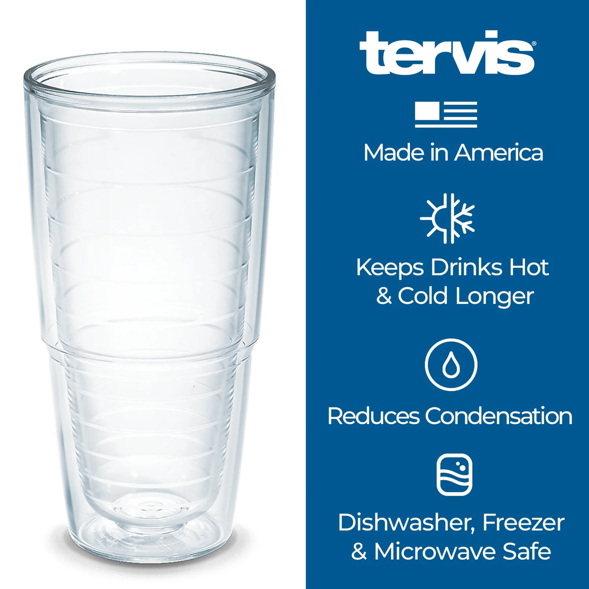 Double Walled Insulated Tumbler Travel Cup, 24oz Q823