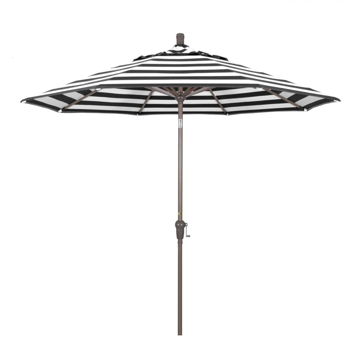 Beige 9 ft. Sunbrella Aluminum Market Umbrella H1517