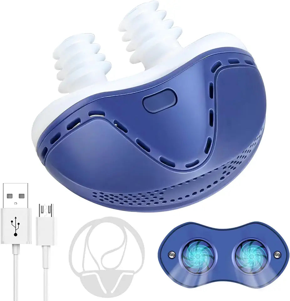 Anti Snoring Devices, Adjustable Wind Speed, Blue Q428