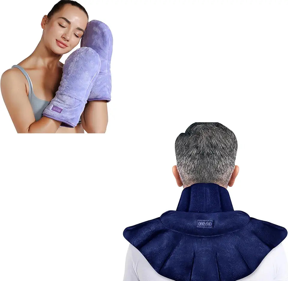 Microwavable Heating Pad and Mittens Z5011