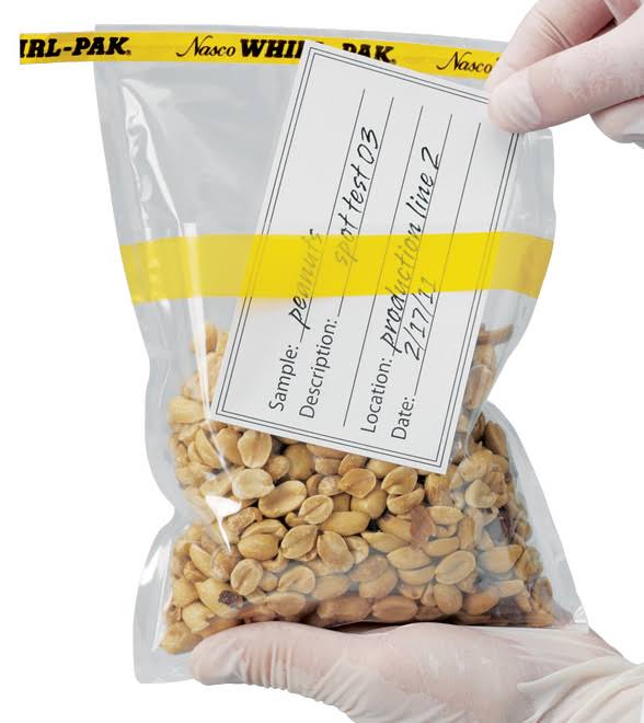 9x22 Length 6x22 Width 24 oz. Capacity 0.064mm Thickness Polyethylene Sampling Bag S30347