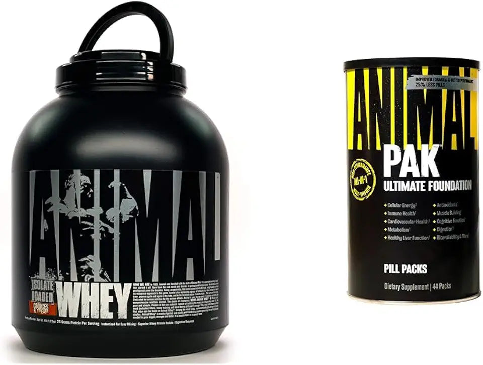 Whey Isolate Protein Powder and Vitamin Supplement Pack B741023