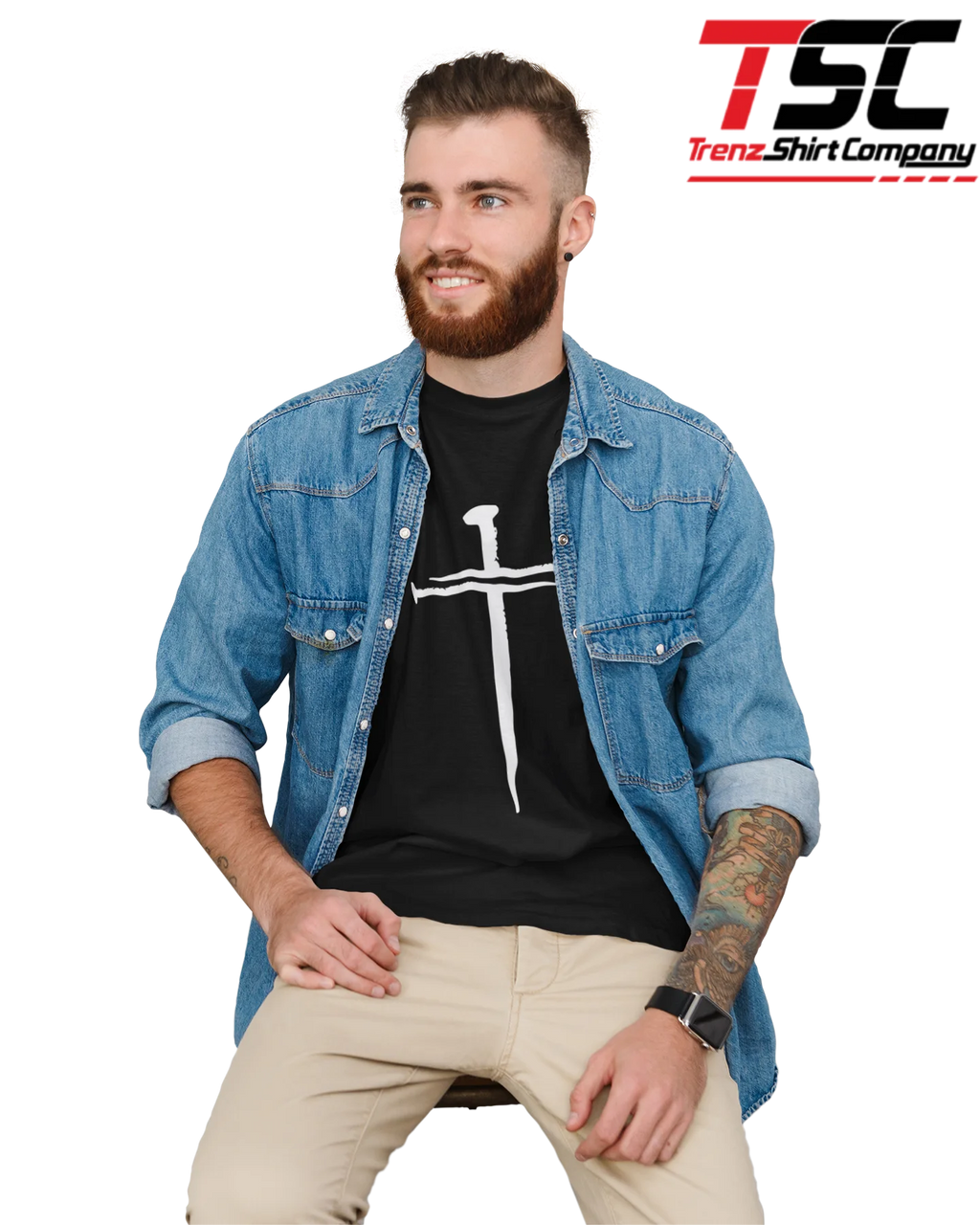 Black Graphic Tee P477246