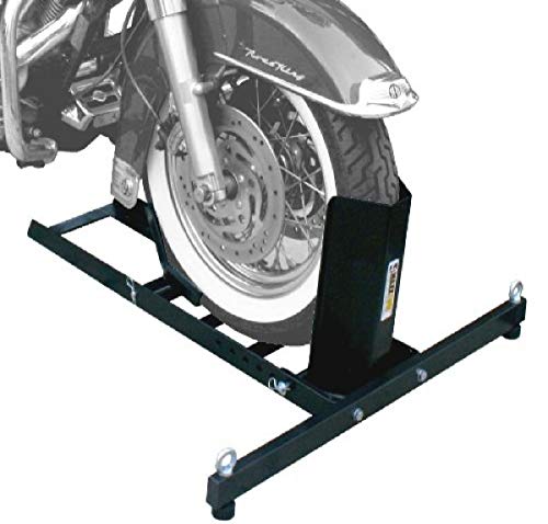 Adjustable Motorcycle Wheel Chock Stand Heavy Duty 1800lb I65623