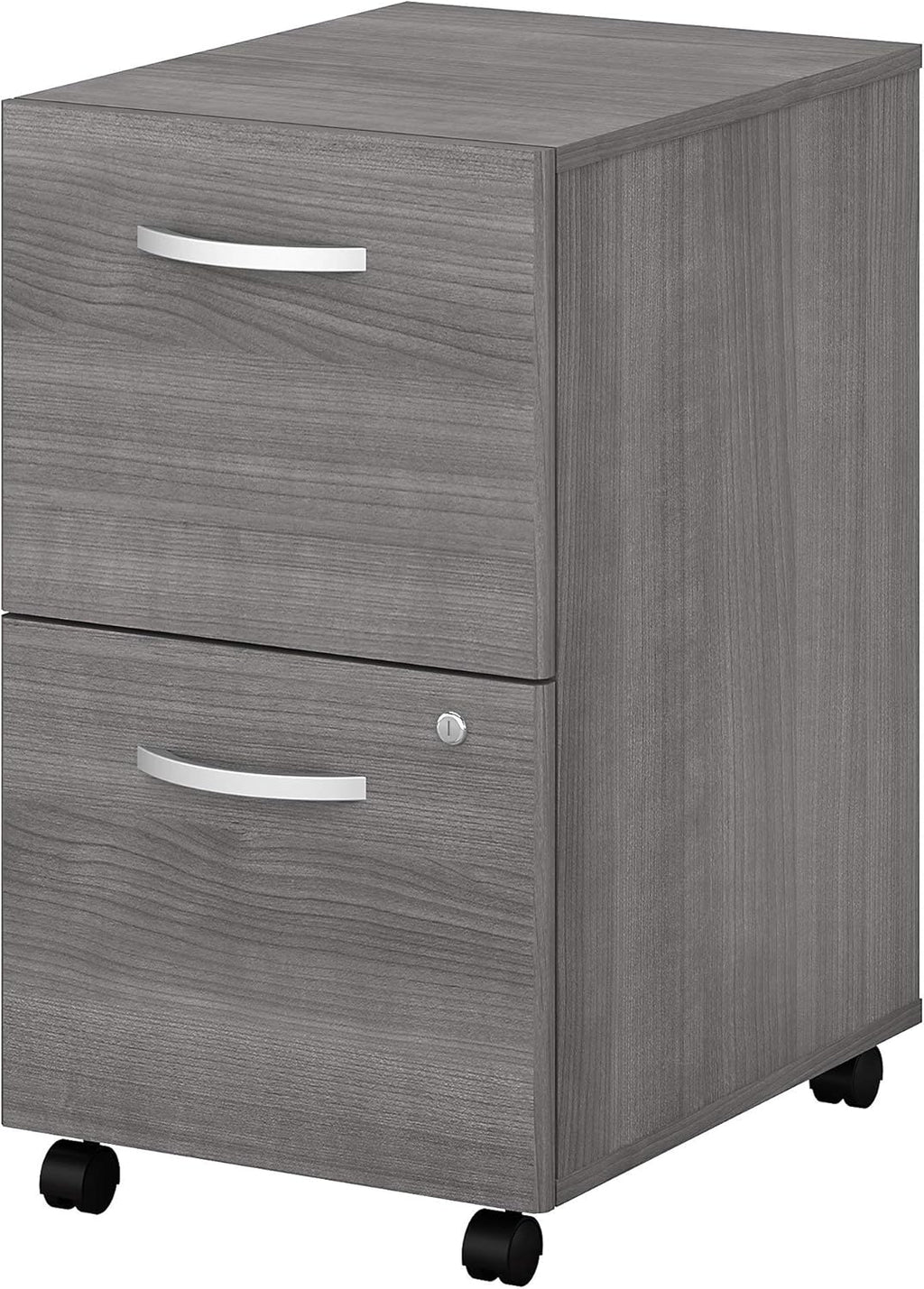 2 Drawer Mobile File Cabinet in White J9118