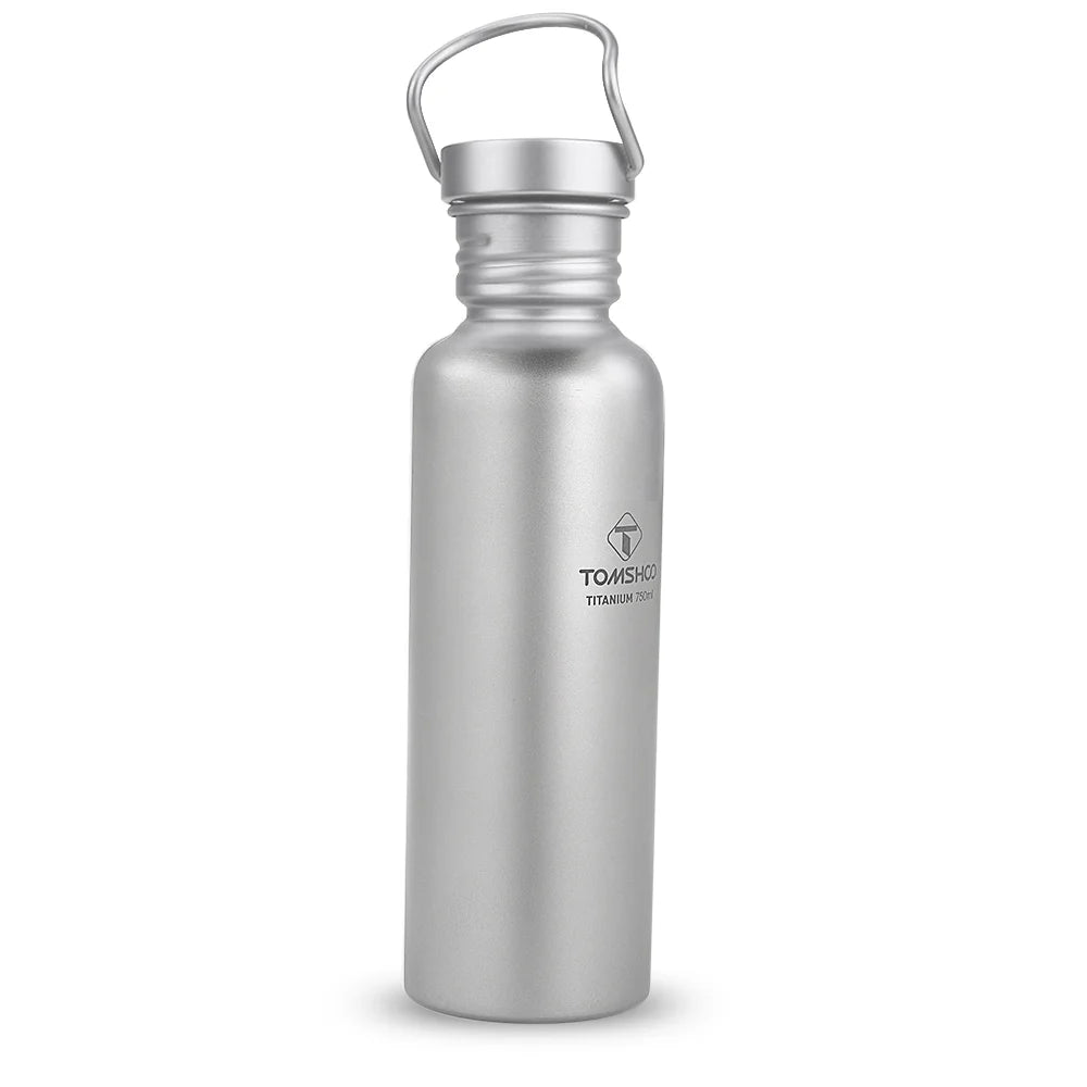 750ml Full Titanium Bottle Ultralight Outdoor Camping Hiking Cycling Bottle E42597