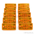 10 Sealed LED Amber Clearance Lights N92659