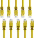 Cat5e Ethernet Patch Cable 1 Foot Yellow I275
