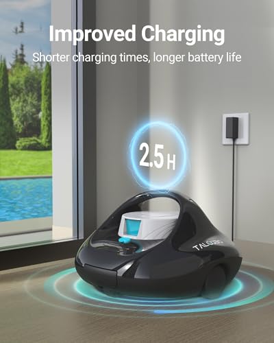 Cordless Robotic Pool Cleaner with 2.5H Fast Charge H9483