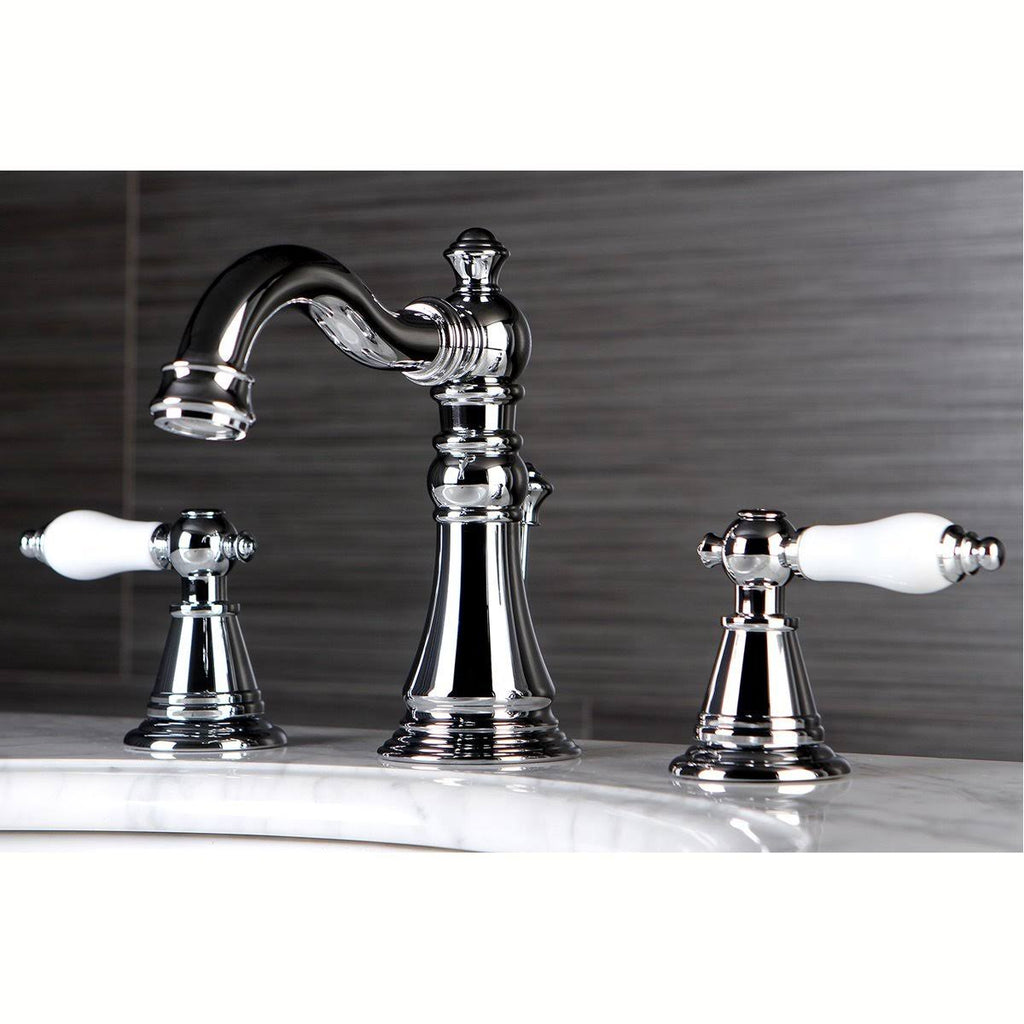 Black Stainless Widespread Bathroom Faucet J89703