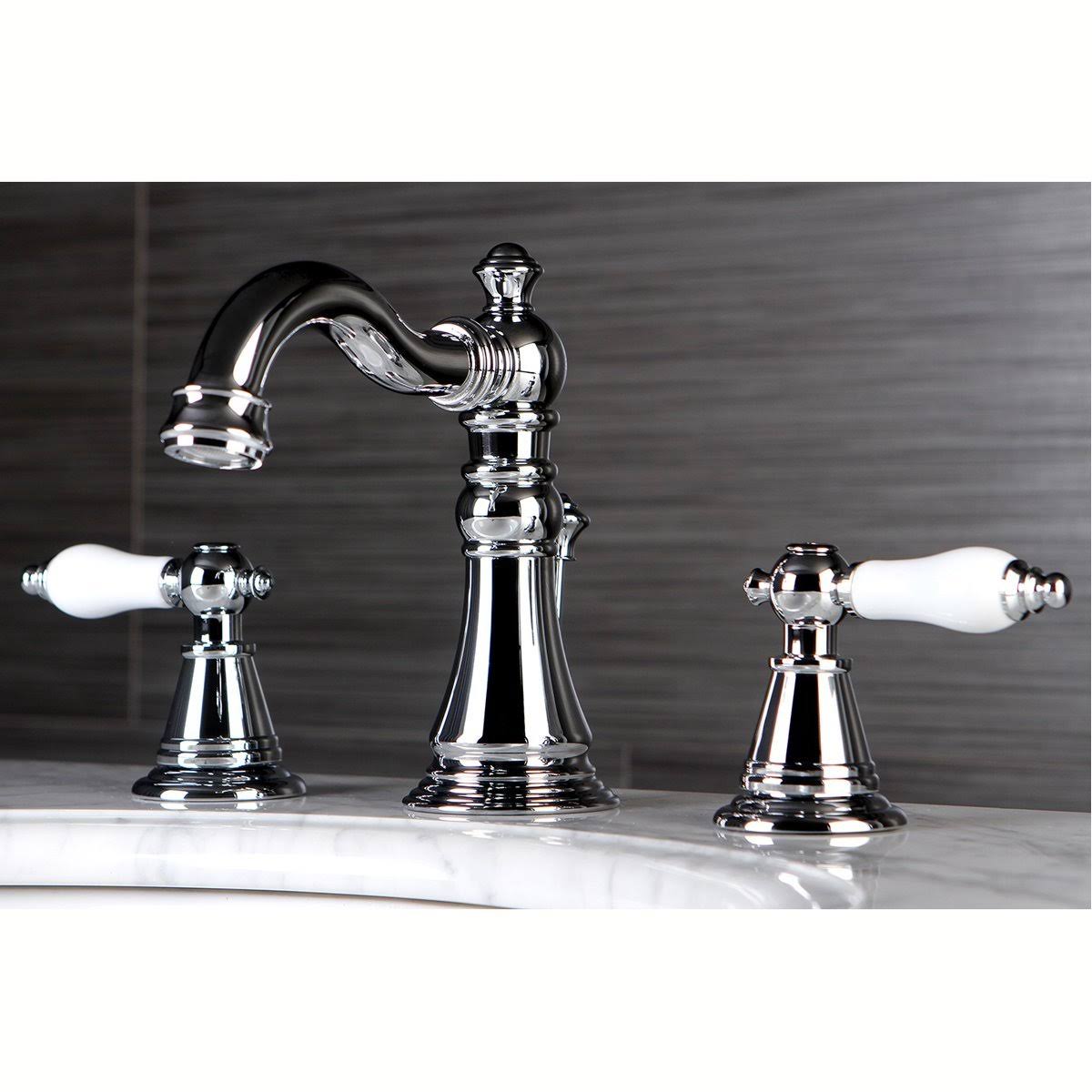 Black Stainless Widespread Bathroom Faucet J89703