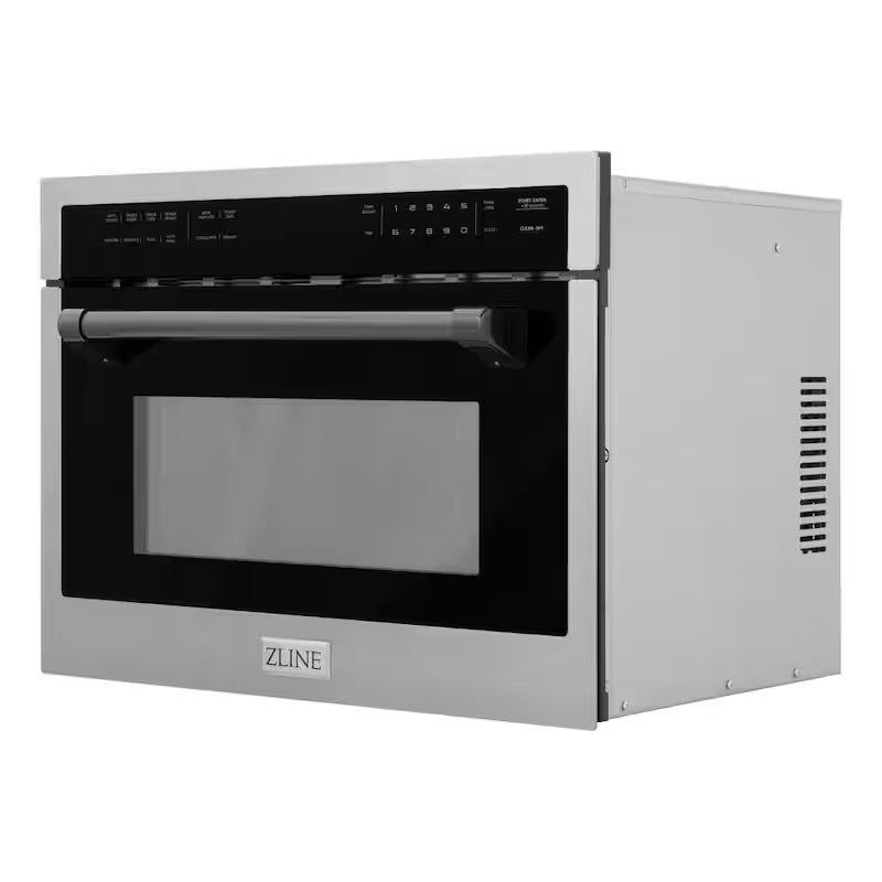 24 in. 1.6 cu. ft. Built-In Convection Microwave Oven Stainless Matte Black H30224
